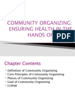 Community Organizing: Ensuring Health in The Hands of People