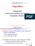 Algorithms: Worst Case and Best Case Analysis Asymptotic Notations