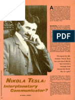 Nikola Tesla: Interplanetary Communicator
