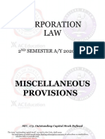 Corporation Law Lecture 13