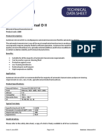 Autotrans Universal D II: Technical Data Sheet