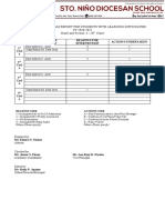 Intervention Program Report For Students With Learning Difficulties SY 2020-2021 Grade and Section: 4 - ST. Claire