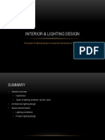 Interior and Lighting Design