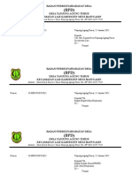 Amplop BPD Tanjung Agung Timur