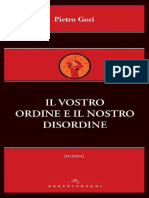 Pietro Gori - Il Vostro Ordine e Il Nostro Disordine
