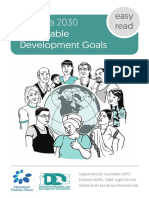 Agenda 2030 Sustainable Development Goals: Easy Read