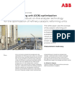 Catalytic Reforming Unit (CCR) Optimization