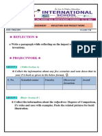 Formative Assessment Reflection and Project Work on Scientific Inventions and Adjectives