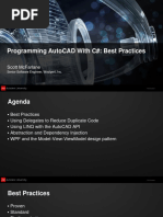 Programming AutoCAD With C# - Best Practices