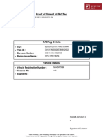 Proof of Fitment of Fastag: - Tid: - Tag Id: - Barcode Number