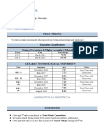 Prakash B. Parmar: Gujarat Secondary & Higher Secondary Education Board