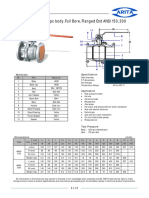 Ball Valve Class 150, 300 WCB Carbon Steel Flanged ANSI