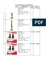 List Harga Fire Hydrant Equipment: No Nama/Gambar Barang Spesifikasi Uom Harga Nozzle Jet Hose 650.000 RP