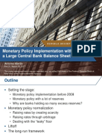 MARTIN Policy Implementation With A Large Central Bank