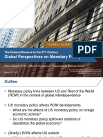 PESENTI Global Perspectives On Monetary Policy