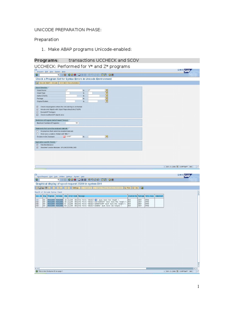 Unicode Preparation Phase | PDF | Database Transaction | Databases