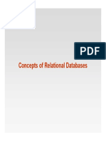 concepts of relational database