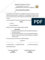 Acta de Reunión Colegiada- 05 de Julio