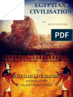 Egyptian Civilisation: Aryan Rathore BY