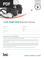 Readiness Review: ISO Revisions