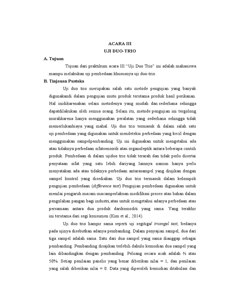 Acara 3 Duo-Trio Edited | PDF