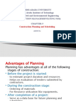 Addis Ababa University Construction Planning and Scheduling