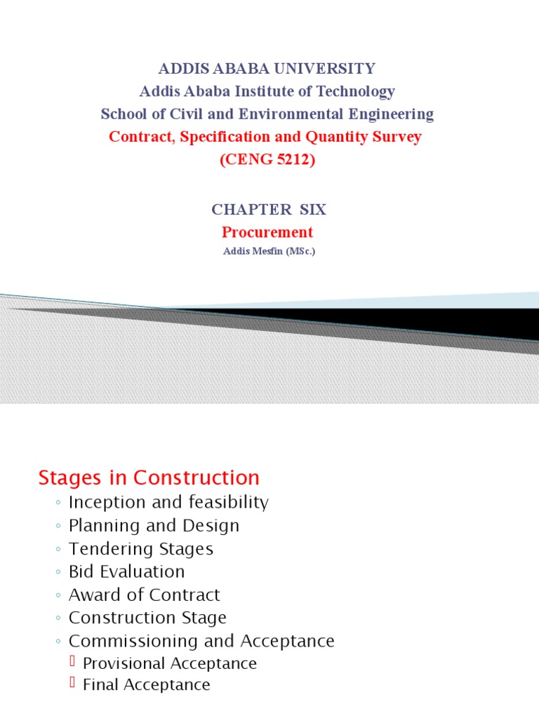 Procurement and Contract Management Overview | PDF | Procurement ...