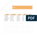 Modele de Gestion Du Temps de Travail en Format de Excel 1