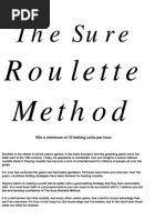 Best Roulette Cheat Sheet | PDF | Roulette | Applied Probability