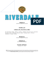 Riverdale Episode Script Transcript Season 1 01 Chapter One The Rivers Edge