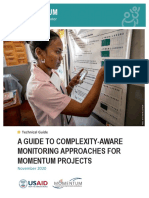 A Guide To Complexity-Aware Monitoring Approaches For Momentum Projects