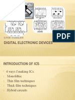 Digital Electronic Devices Logic Families