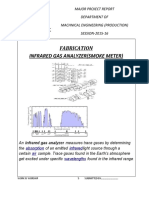 Fabrication Infrared Gas Analyzer (Smoke Meter)