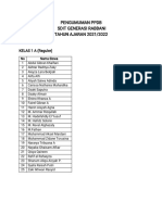 PENGUMUMAN PEMBAGIAN KELAS PPDB 2021 2022