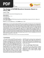 The Design of SVPWM Waveform Generator Based On CPLD - DSP: Software Engineering