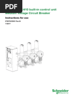 Sfset With Vip 400/410 Built-In Control Unit Medium Voltage Circuit Breaker