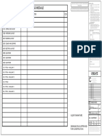 Drawing Schedule: Qty Notes REV Detail No