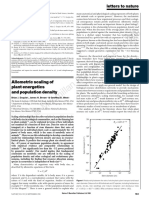 Allometric Scaling of Plant Energetics and Population Density