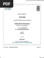 Cognitiveclass PY0101EN Certificate - Cognitive Class