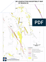 Active Faults and Liquefaction Susceptibility Map of Region VIII