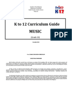 K To 12 Curriculum Guide MUSIC Grade 10