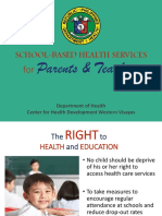 School-Based Health Services: Parents & Teachers