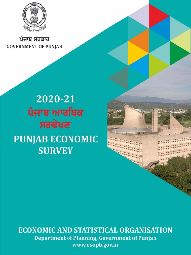 Punjab Economic Survey 2020-21 | PDF | Gross Domestic Product