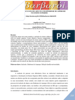 PROCESSO DE INCLUSÃO DO ADULTO COM SÍNDROME DE ASPERGER NO ENSINO SUPERIOR