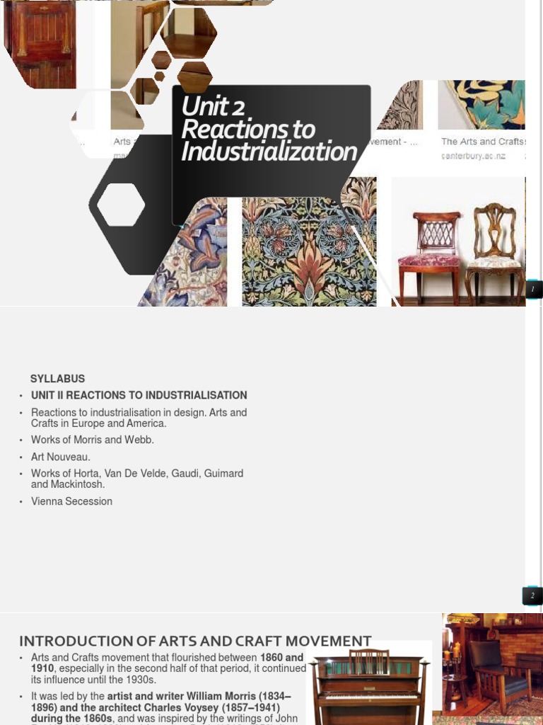 Arts and Crafts Movement Overview | PDF | Arts And Crafts Movement ...