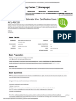 Aspen Capital Cost Estimator User Certification Exam ACU-ACCE01