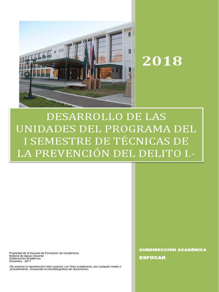 Tecnicas de La Prevencion Del Delito I Desarrollo | PDF | Estado ...