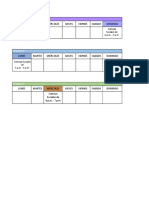 Planificacion de Horarios (ACTIVIDADES)