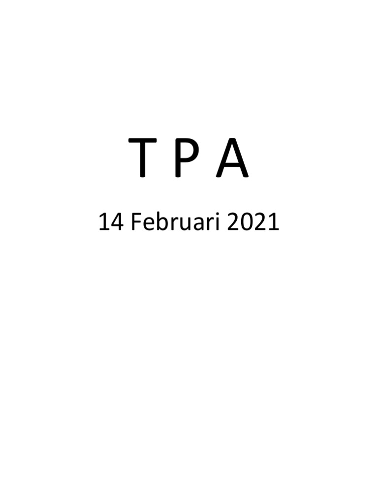 Tpa 3 Pdf