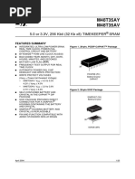 M48T35AY M48T35AV: 5.0 or 3.3V, 256 Kbit (32 KB x8) TIMEKEEPER Sram